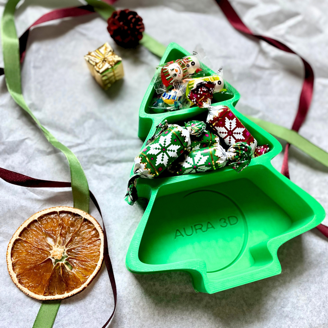 Personalized Christmas dish