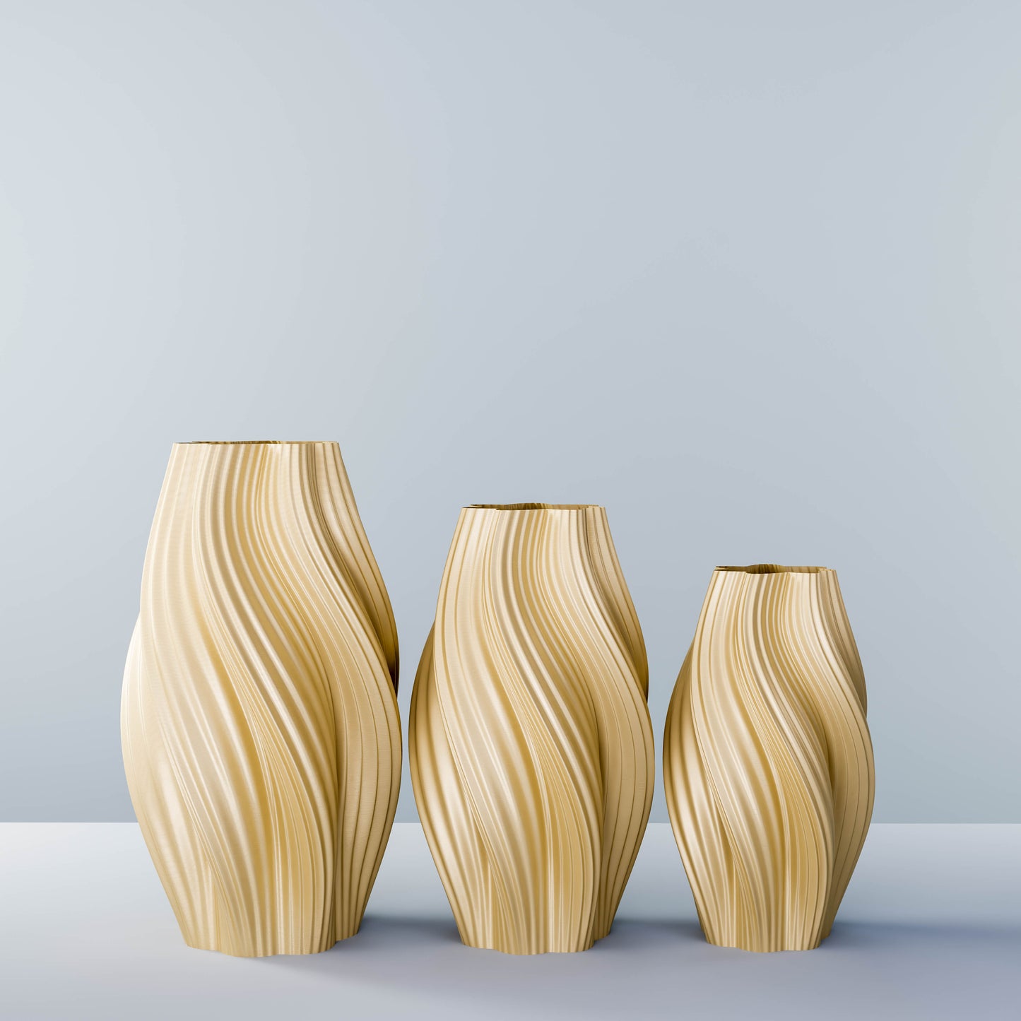 Vase set "Hot Ice Cream"
