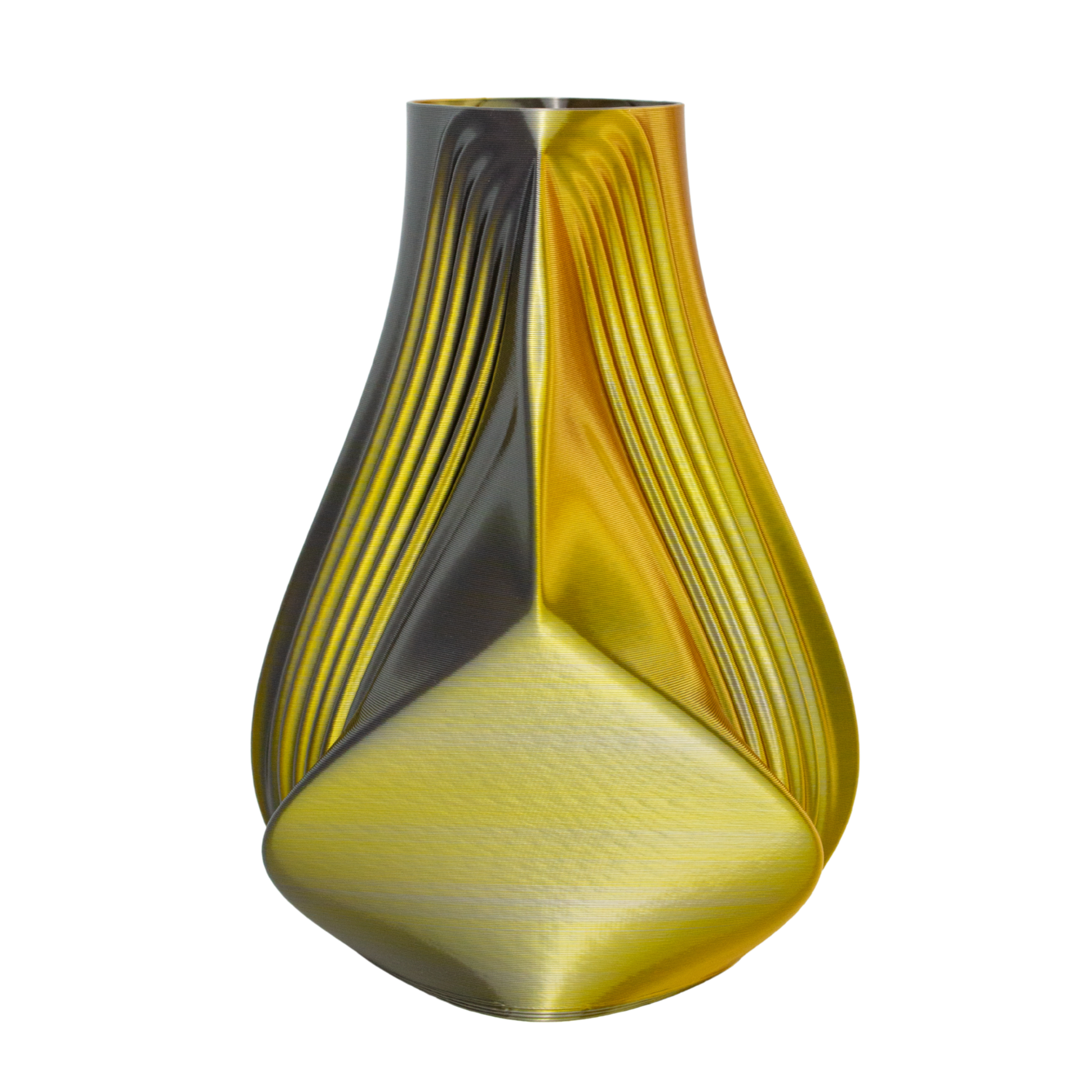 Multi-color vase “Pleasure” (gold/silver) + vase insert
