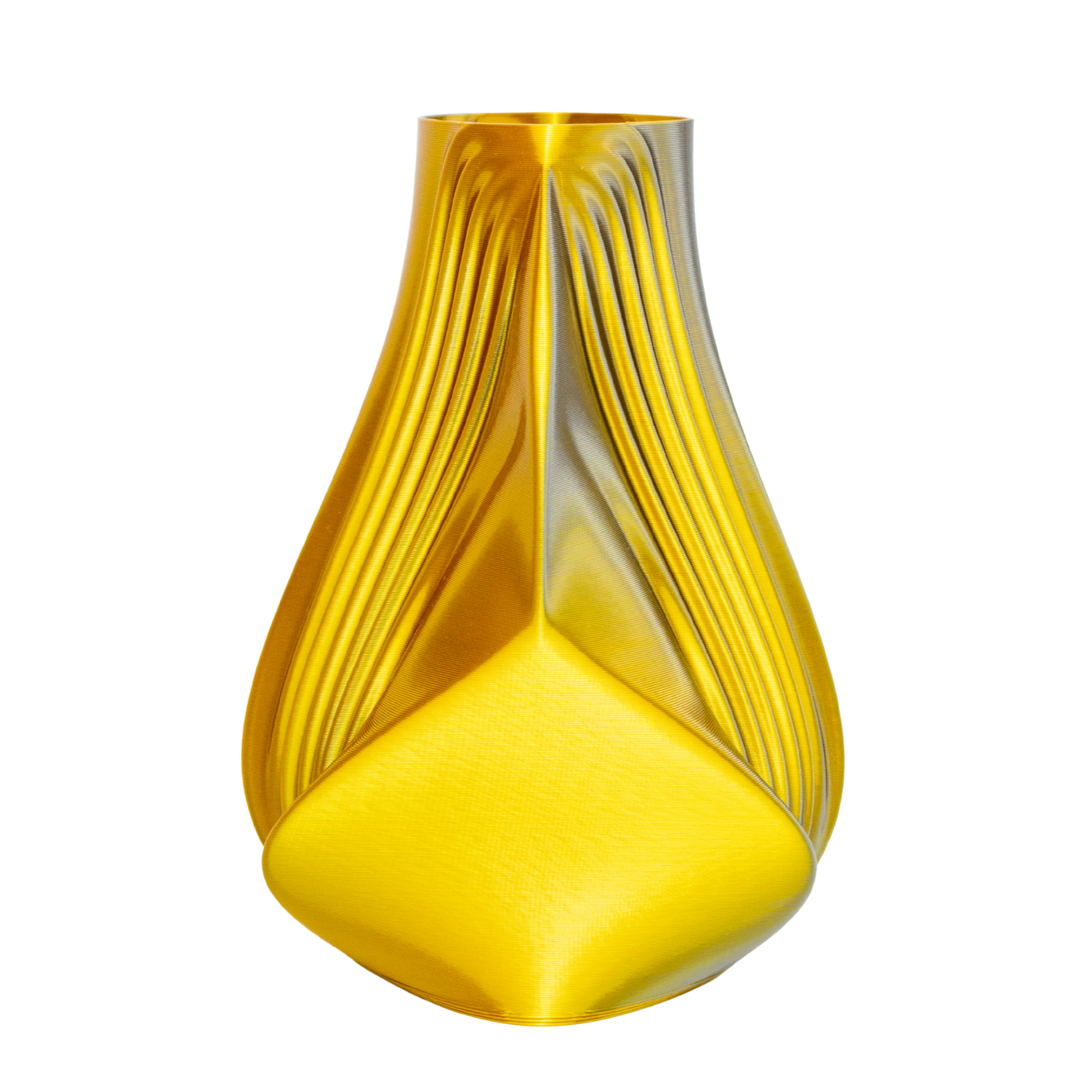 Multi-color vase “Pleasure” (gold/silver) + vase insert