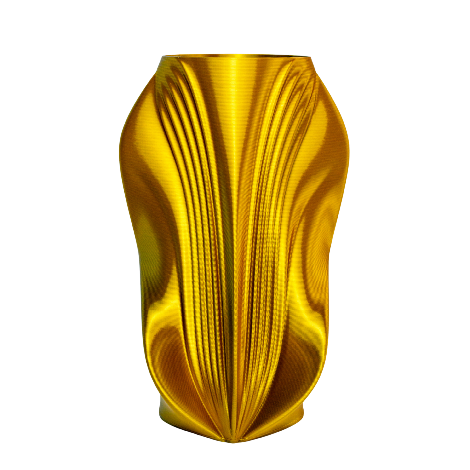 Multi-color vase “Pleasure” (gold/silver) + vase insert