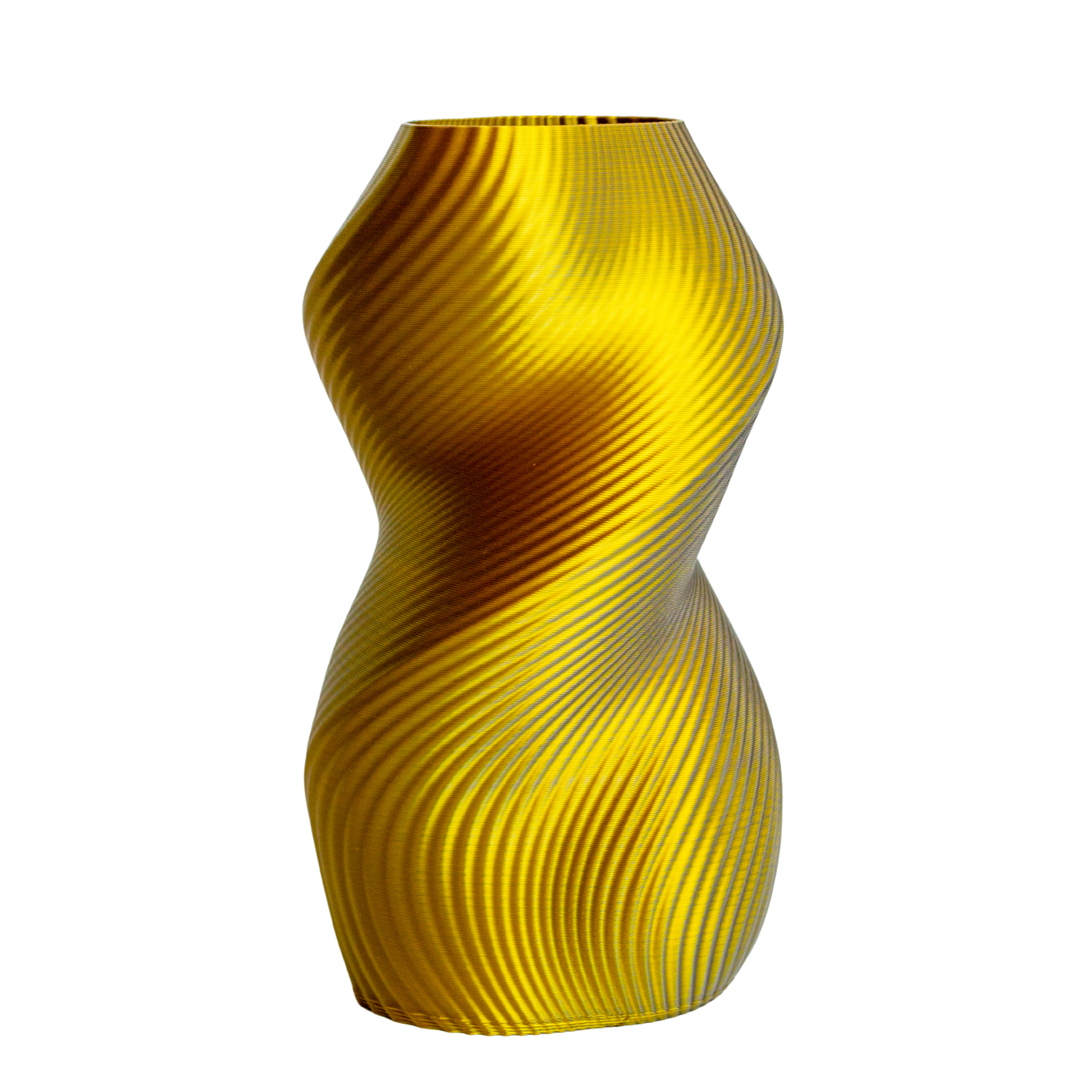 Multi-color vase “Siluet” (gold/silver) + vase insert