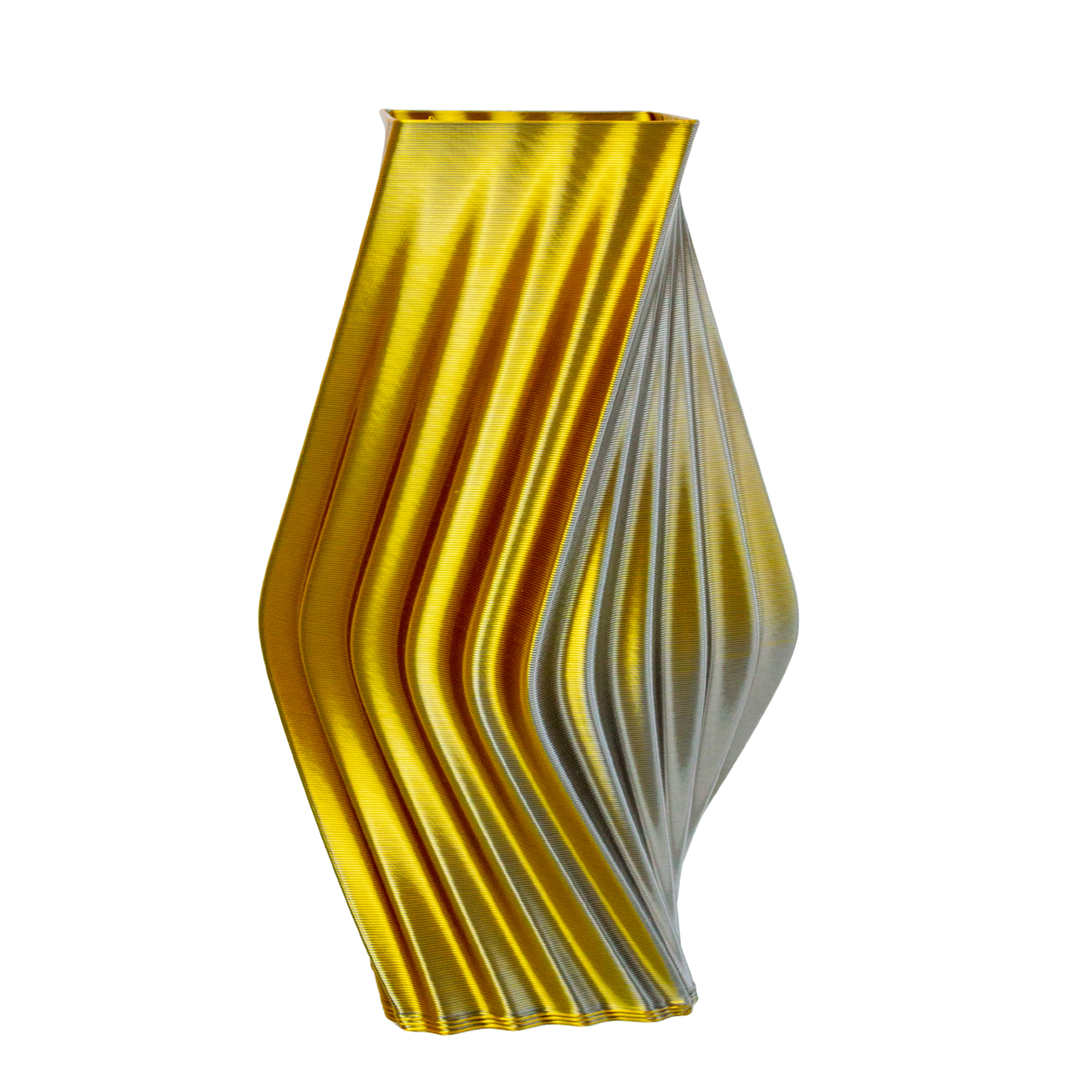 Multi-color vase “Directions” (gold/silver) + vase insert
