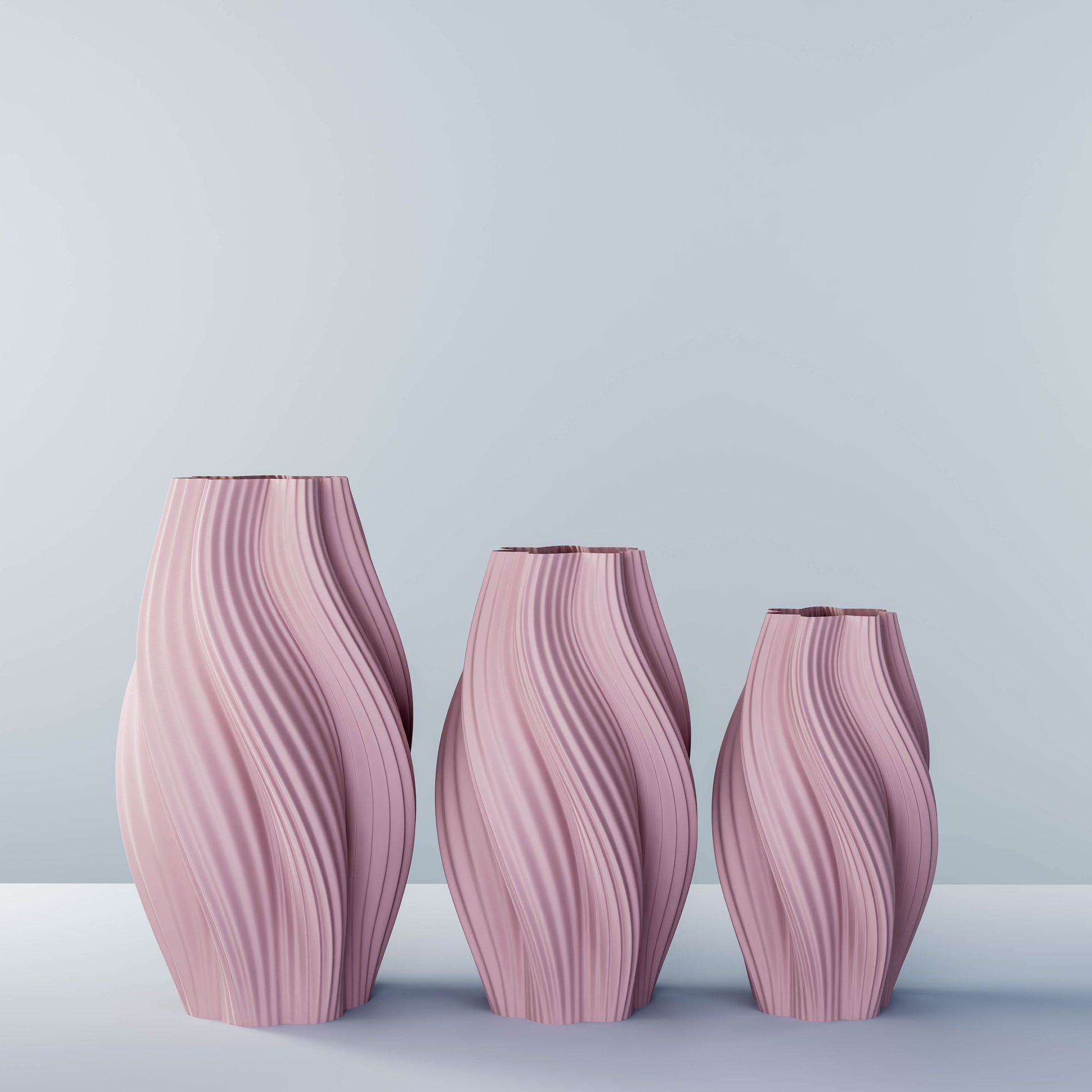 Vase set "Hot Ice Cream"