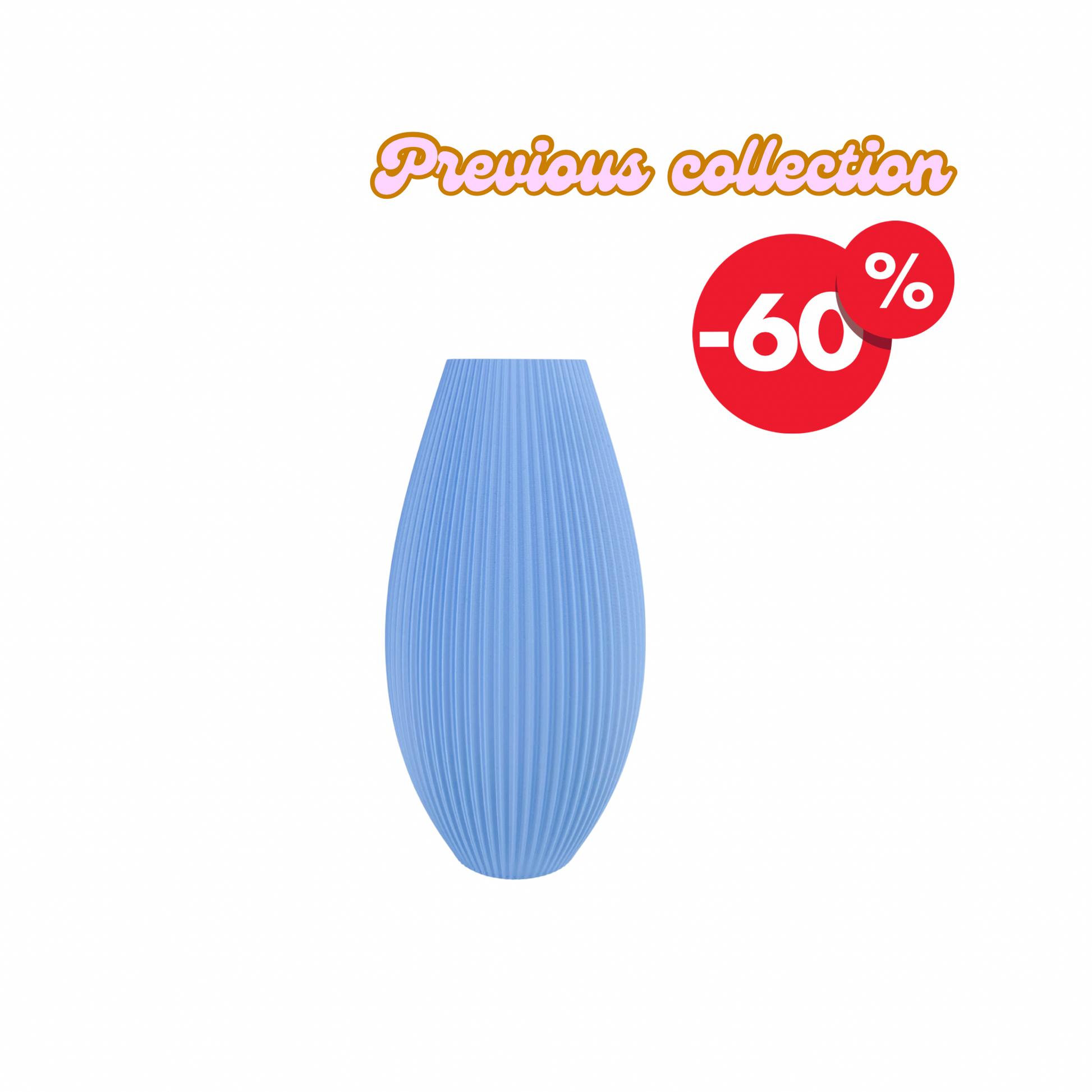 Vase "Sea" | 25 cm | Blue | Outlet