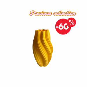 Vase "Hot Ice Cream" | 20 cm | Yellow | Outlet