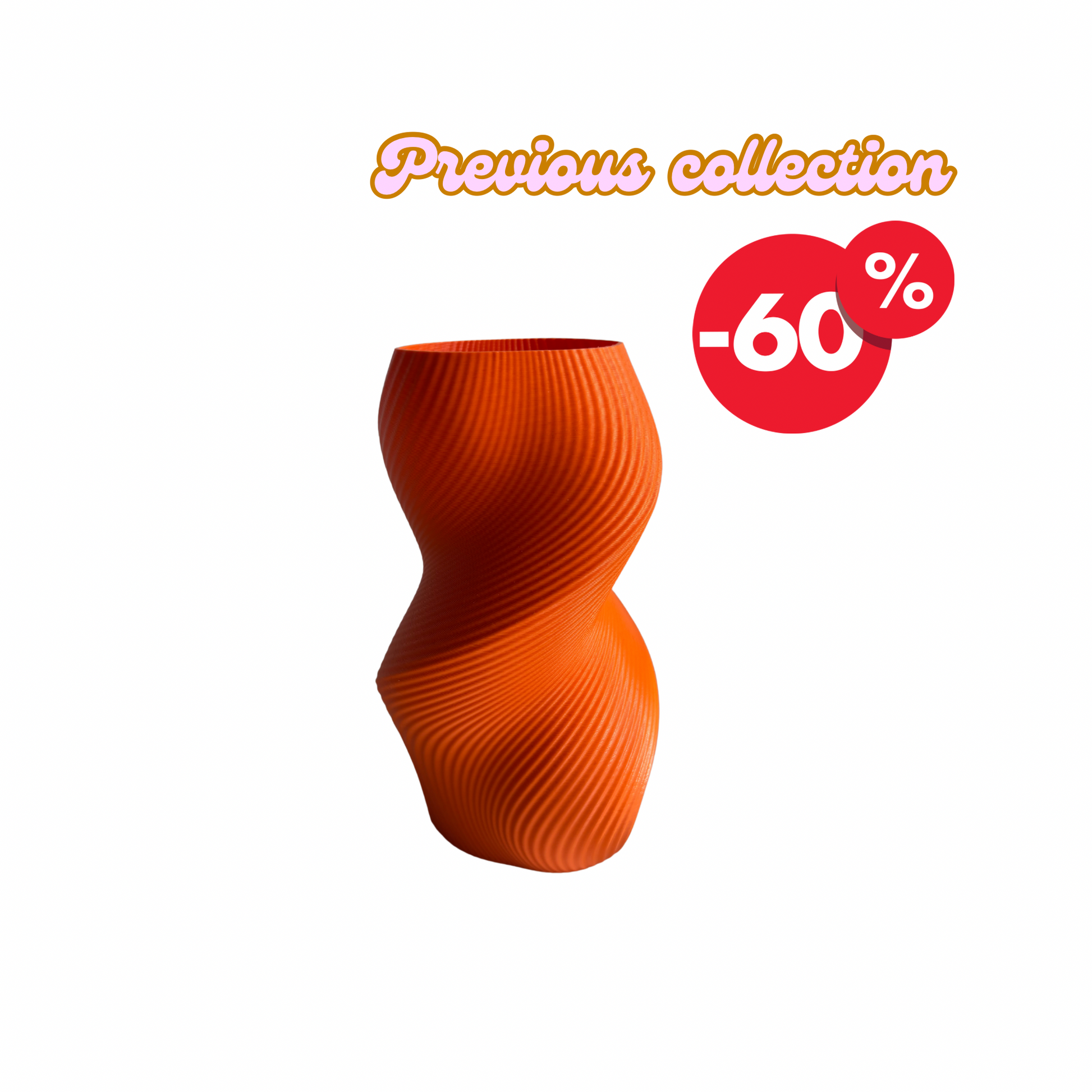 Vase "Siluet" | 20 cm | Orange | Outlet
