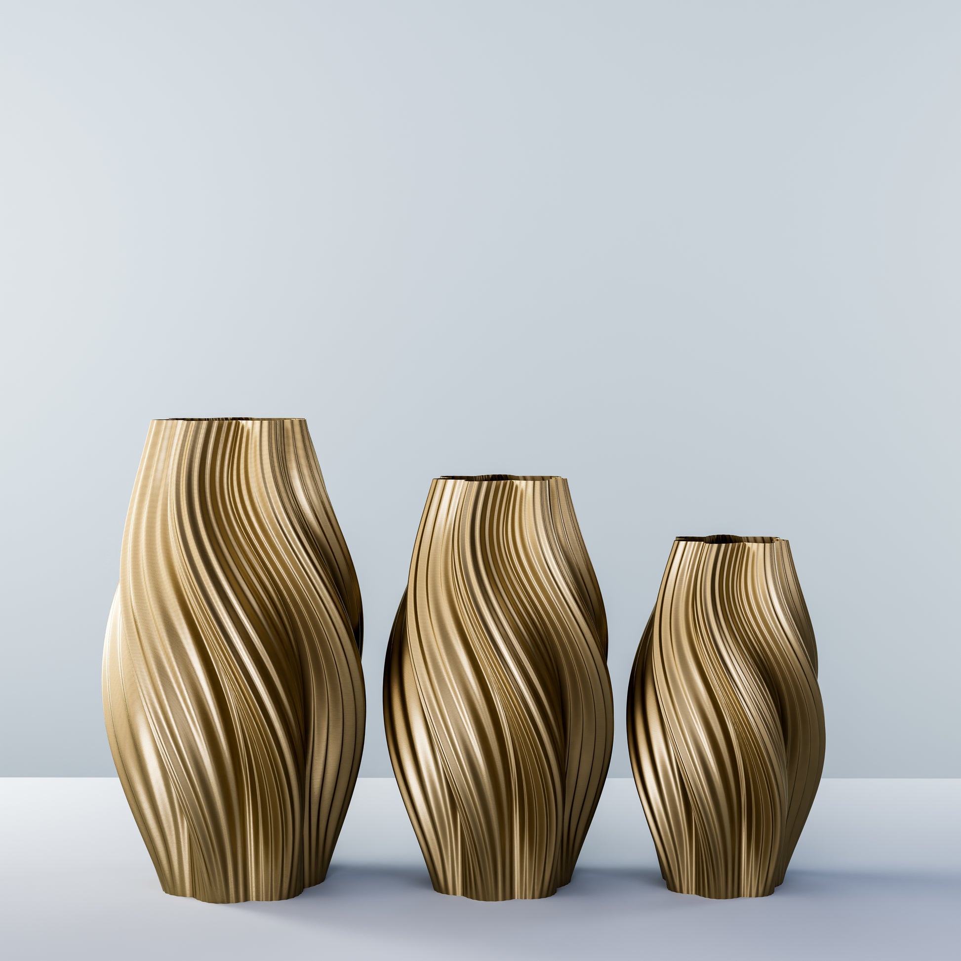 Vase set "Hot Ice Cream"