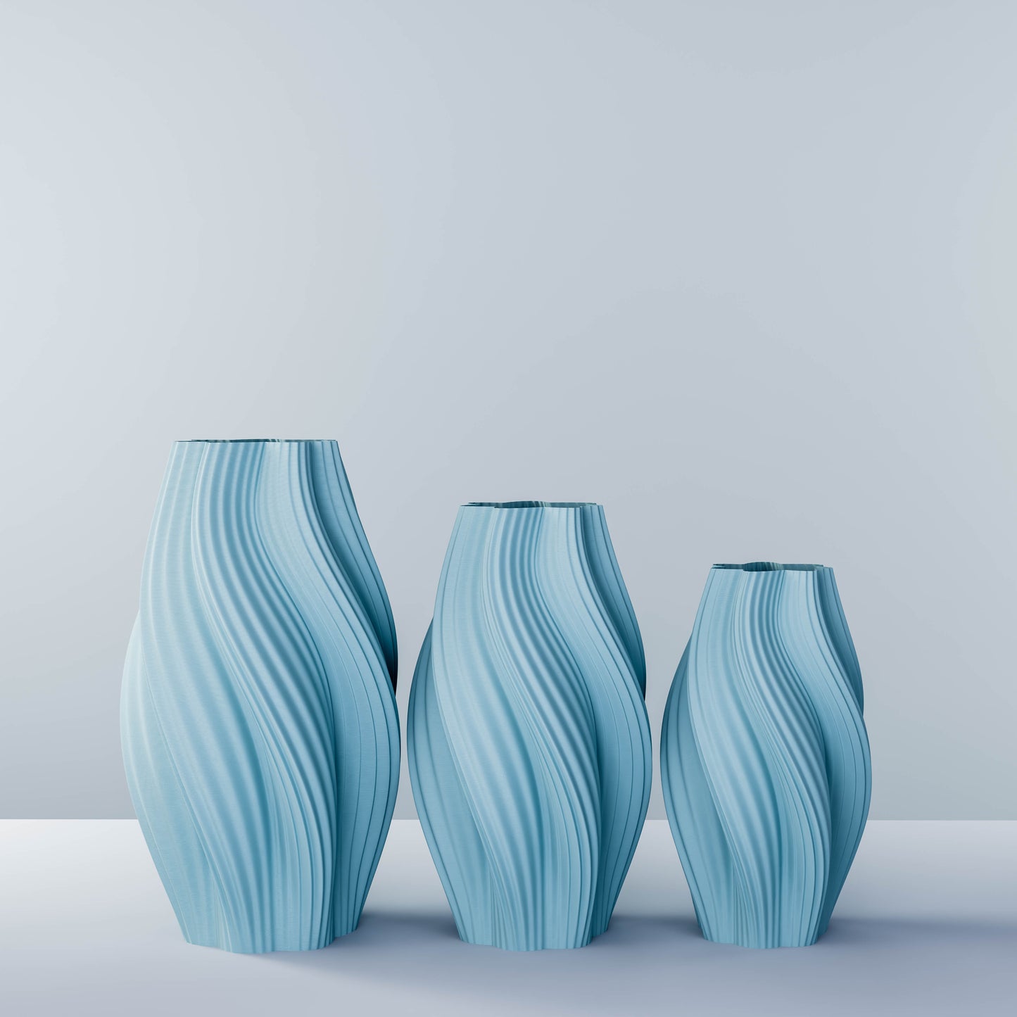 Vase set "Hot Ice Cream"