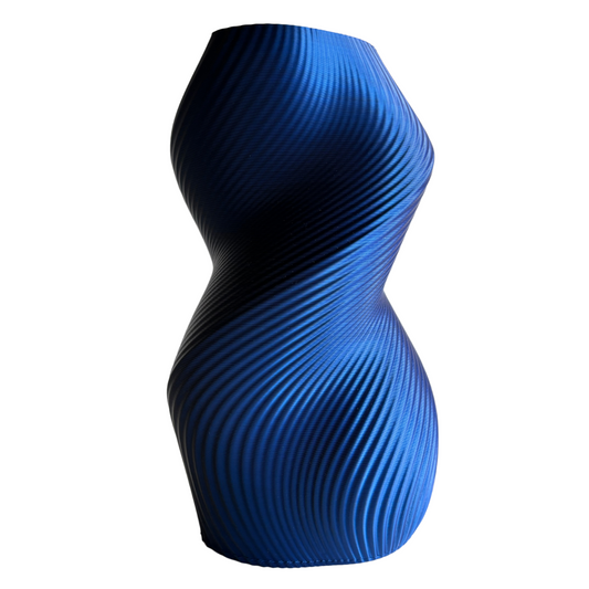 Multi-color vase “Siluet” (blue/purple/black)