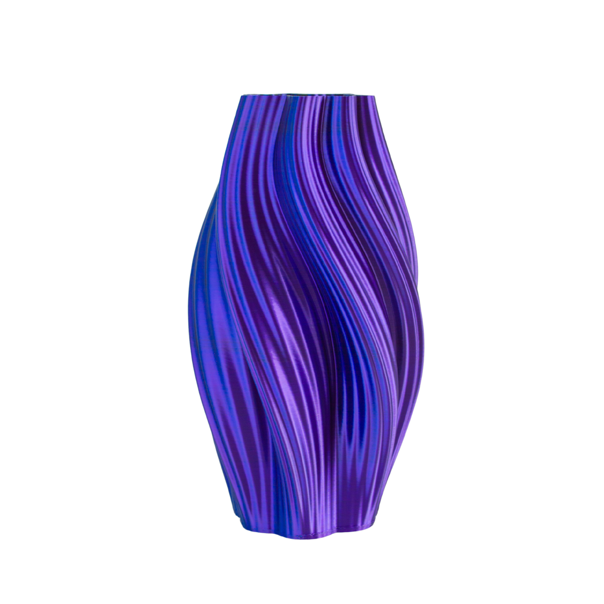 Multi-color vase “Hot Ice Cream” (blue/purple/black) + gift