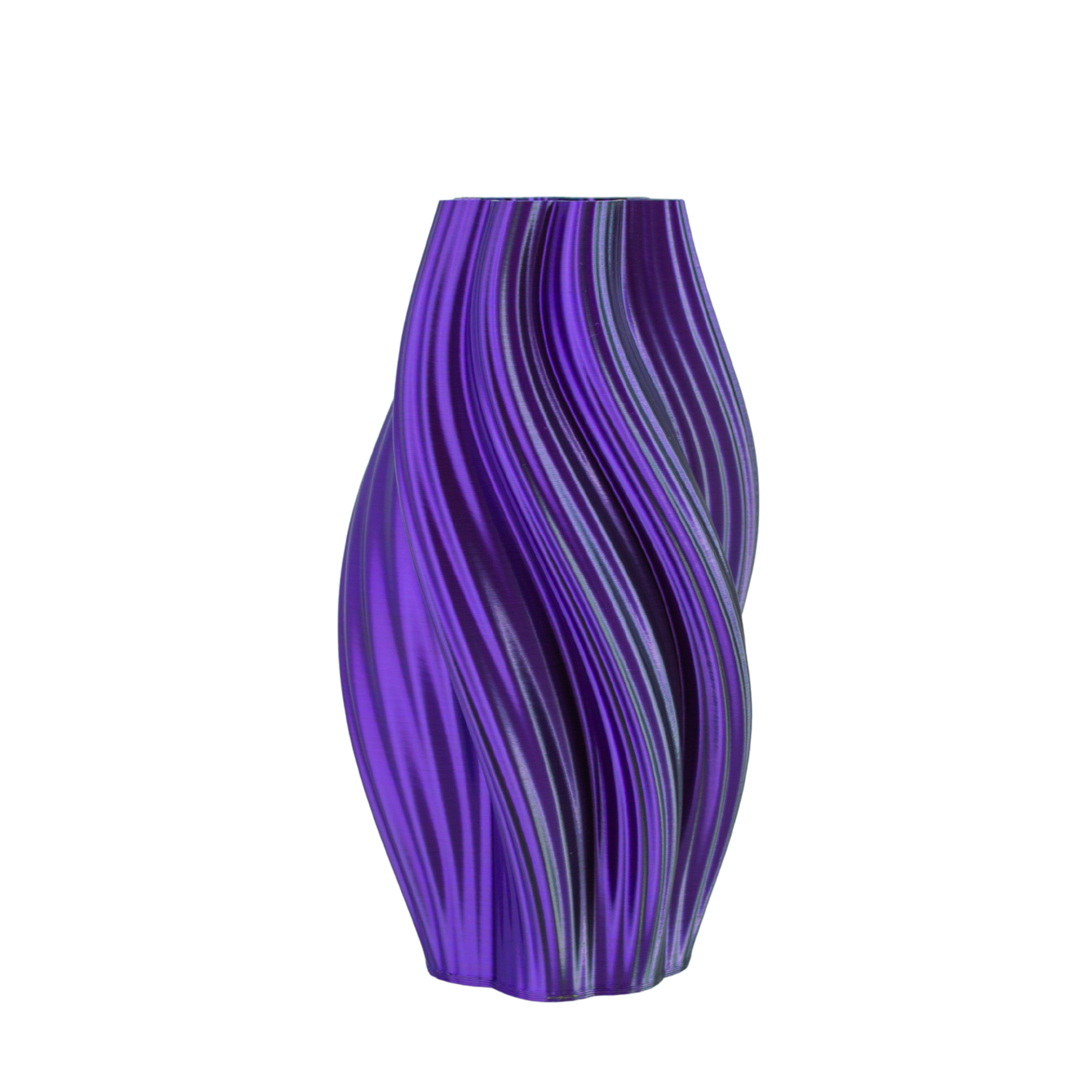 Multi-color vase “Hot Ice Cream” (blue/purple/black) + gift