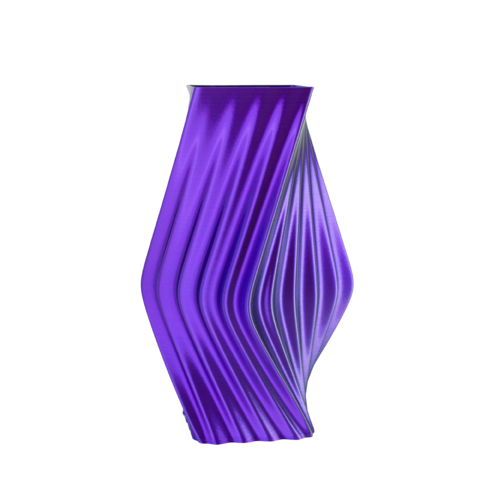 Multi-color vase “Directions” (blue/purple/black) + gift